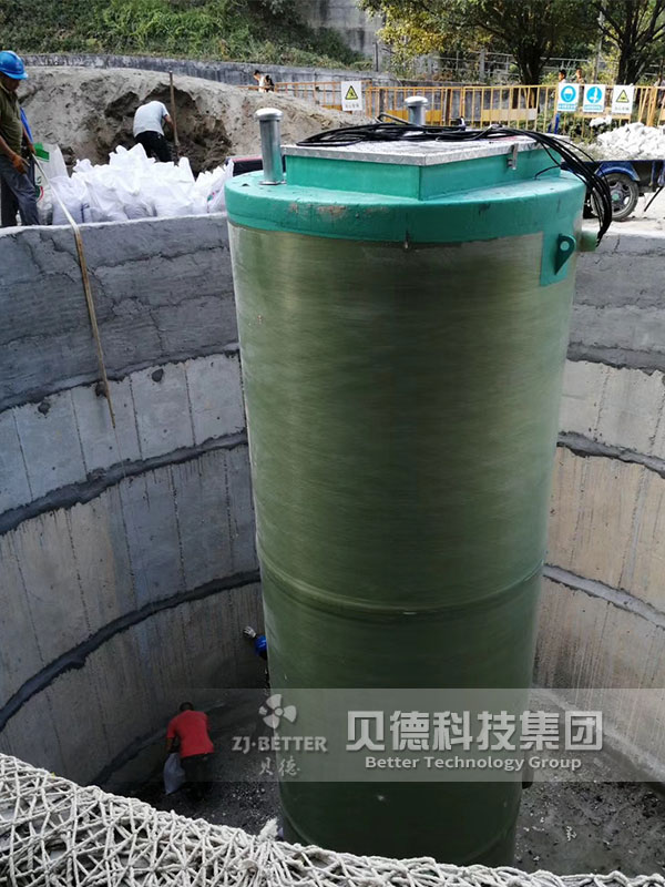 一體化污水提升泵站 地埋式一體化污水處理泵站 玻鋼污水泵站